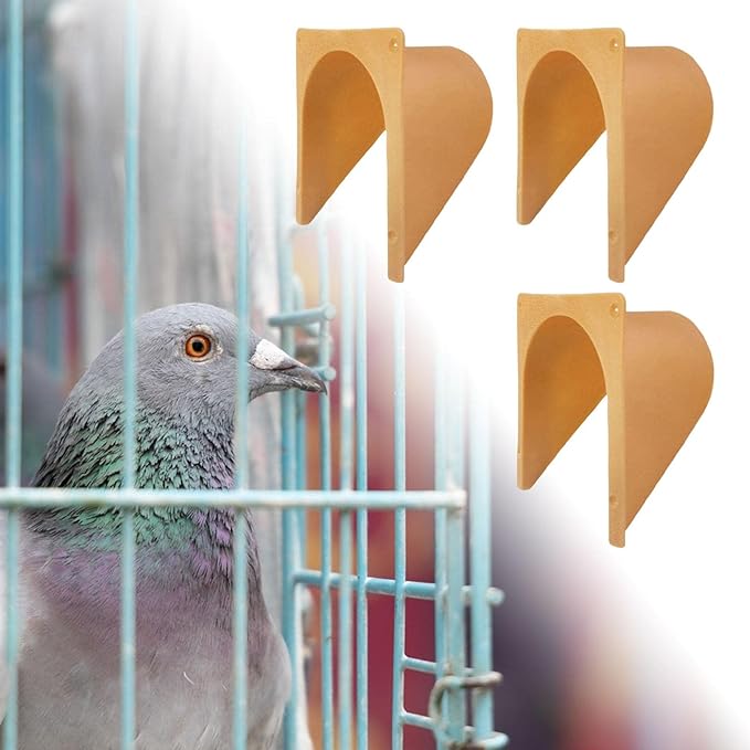 DYNWAVE 3 Pieces Homing Pigeon House Door Barrier Free Rounded Corner Supply Entrance Door for Pigeon Nest Flying Pigeon Birds