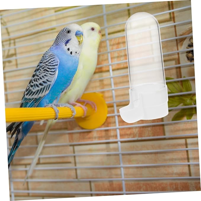 2pcs Bird Drinker Bird Water Dispenser Hanging Water Feeder Bird Food Container Bird Feeder Tray Bird Food Holder Bird Cage Supply Pet Bird Feeder Bird Supply Plastic Bird Feeder