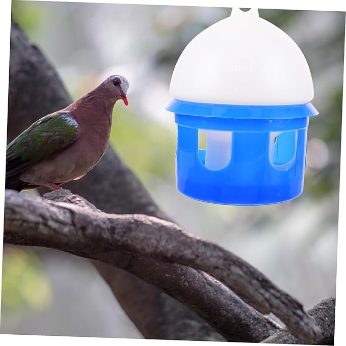 Bird Water Cups Pigeon Water Feeder Automatic Dispenser Feeder Bird Parrot Automatic Drinking Bowl Dove Pigeon Parrot 4L Chick