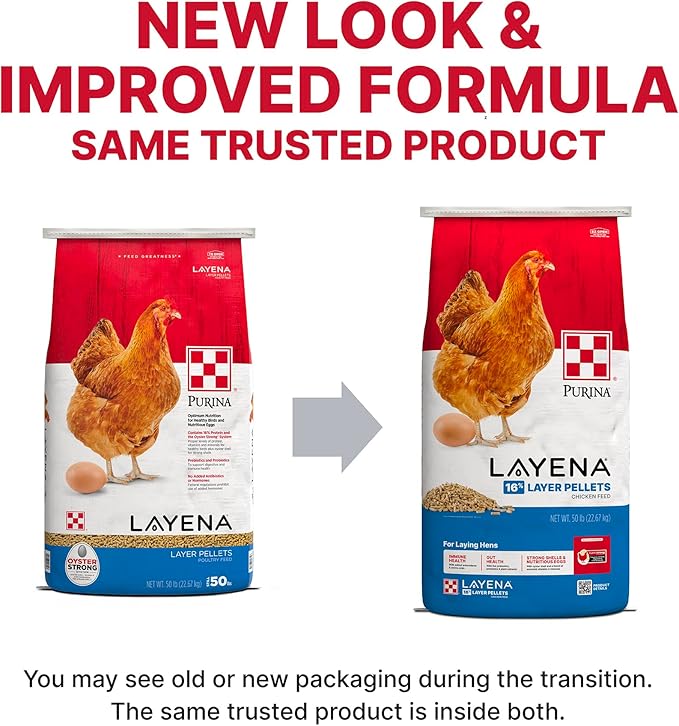 Purina® Layena® Pellets Chicken Feed, 50 Pound Bag