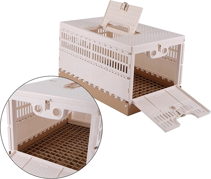 29 * 26cm Pigeon Trap Door and M Plastic Folding Pigeon Cage