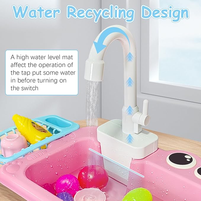 PINVNBY Bird Bath Tub with Automatic Watering Faucet Parakeet Bath Bowl Budgie Shower for Cockatiels Conures Lovebirds and Other Small Medium Birds Shower (Pink