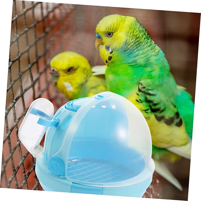 balacoo 1set Portable Pet Bird Carrier Handheld Parrot Travel Cage Detachable Base for Easy Cleaning Vented Design for Air Circulation for Outdoor Use and Travel Your Feathered Friend