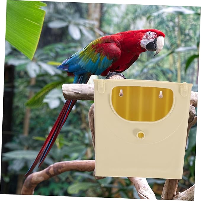 4pcs Box Bird Breeding Box Parakeet Bird Living Box Plastic Bird Mating Plastic Nesting House Hanging Parakeet Nesting Breeding Pet Nest
