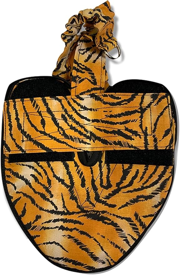 Hen Holster Premium Starter Kit - Bird Diaper, Wrap Around for Hens, Roosters, Ducks - Leak-Proof, Comfortable Bird Harness with Sewn-in Liner, Secure Hook & Loop Closure - XL, Tiger