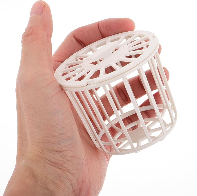 4Pcs Plastic Bird Nest Box 2.95X2.95X2.36In for Finch Canary Breeding Cage Nesting Material Storage Basket for Small Birds Parrot Accessories