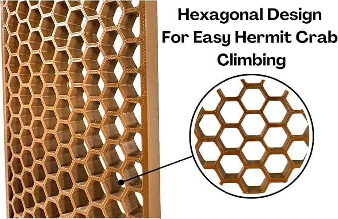 Lucky Critter Hermit Crab Ladder Climbing Toy | Hermit Crab Tank Enrichment Decor | Hermit Crab Decoration Accessories Supplies Toys Ornaments