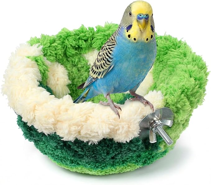 Bird Nest for Cage Small Breeding Bed Bird Hanging Hammock for Parakeet Budgie Cockatiel Conure Small Birds