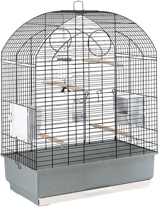 Ferplast Viola Bird Cage, 59 x 33 x 80 cm, Black