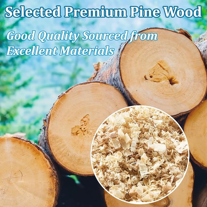 CREATCABIN 3Pcs Bird Nest Material Bird Cage Nesting Natural Wood Aspen Soft Hummingbird Canary Finch Parakeet Budgie Small Animals Bedding Building Hideouts Nests for Boxes Garden Tree Trunks 150G