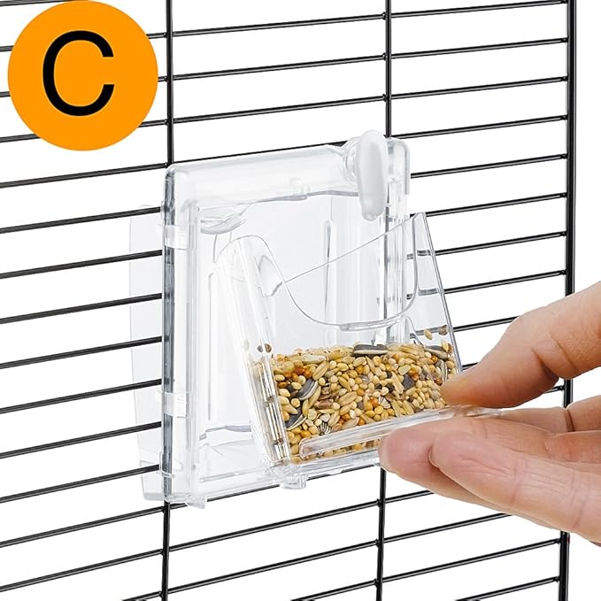 Ferplast Pet Products Brava 1 Revolving & Removable Feeder 8.5X9.5X6.8Cm