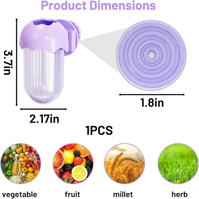 Parakeet Cage Accessories, Millet Holder for Bird Cage, No Mess Bird Feeder Suitable for Pet Feeding and Maintaining Food