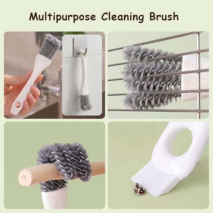 50 Pcs Disposable Small Animal Cage Liners - Clear Plastic Rabbit & Bird Cage Liners, Leakproof Guinea Pig Pet Tray Film with Hangable Cleaning Brush (23''-50P)