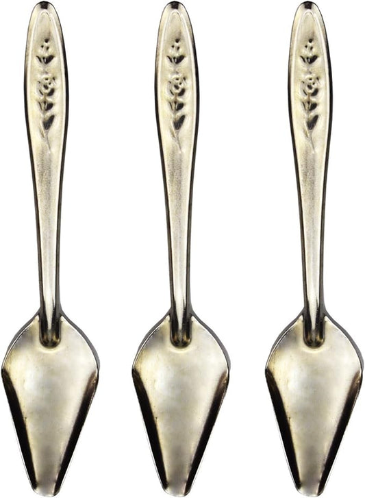 4.7" Bird Parrot Stainless Steel Metal Feeding Spoon,Special Feeding Scoop Medicine Spoons Hand Feeding Spoons for Peony Cockatiel Parrot (3 PCS)