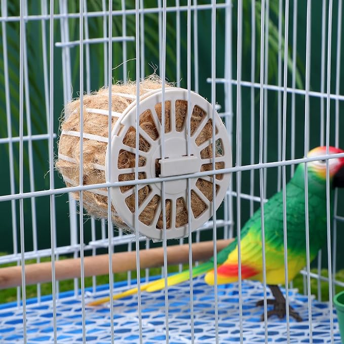 Totority Natural Jute Bird Nesting Material Kit with Mixed Jute Fillings – Soft, Durable & Eco-Friendly Bird Nest Pads for Hummingbirds, Canaries, Finches – Ideal for Garden, Aviary