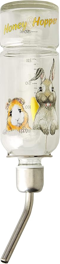 Trixie Honey and Hopper Glass Water Bottle, 250 ml