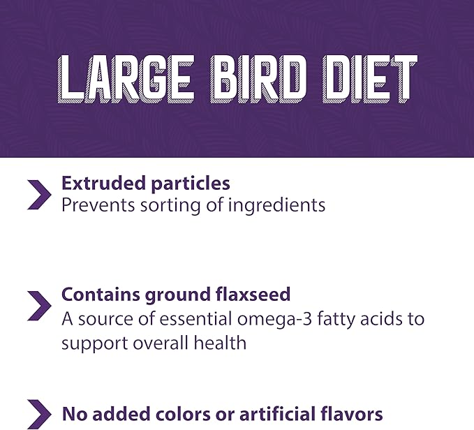 Mazuri | Nutritionally Complete Large Bird Food | 25 Pound (25 lb.) Bag
