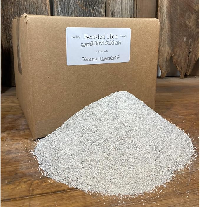 Small Bird Calcium Carbonate - Fine Ground All Natural Limestone - Egg Strength - Pullet, Quail, Pigeon, Parakeet (19 Pound)