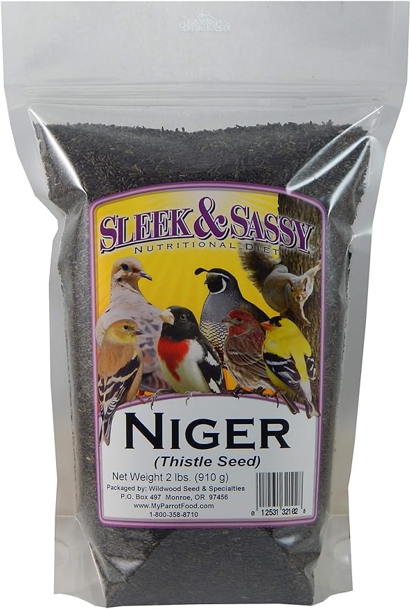 SLEEK & SASSY Niger (Nyjer) Thistle Bird Seed (2 lbs.)