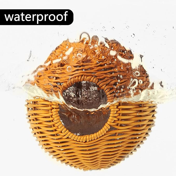 Chewproof Steel Frame Bird Nest for Cage, With 4 Swing Hanging Standing Chewing Toy Hammock Climbing Ladder,Washable Small Bird Bed Parakeet Nest Sleep for Parakeet Lovebird, Canary, Budgie, Finch