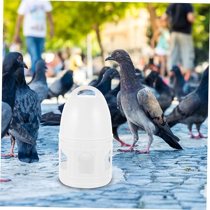 COLLBATH 10l Large Capacity Pigeon Water Dispenser No Mess Waterer for Pet Stores Zoos