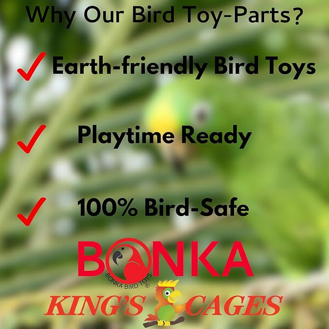 Bonka Bird Toys 2354 Pk4 Small Sola Atta Ball, 1.75"-2" Diameter, Soft Natural Sola Plant Material, Ideal Chew and Foot Toy for Conures, Ringnecks, Parakeets and Similar Breed Sizes