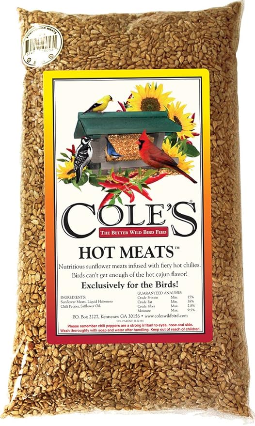 Cole's Wild Bird Products Co Hot Meat Food Size: 40 lbs