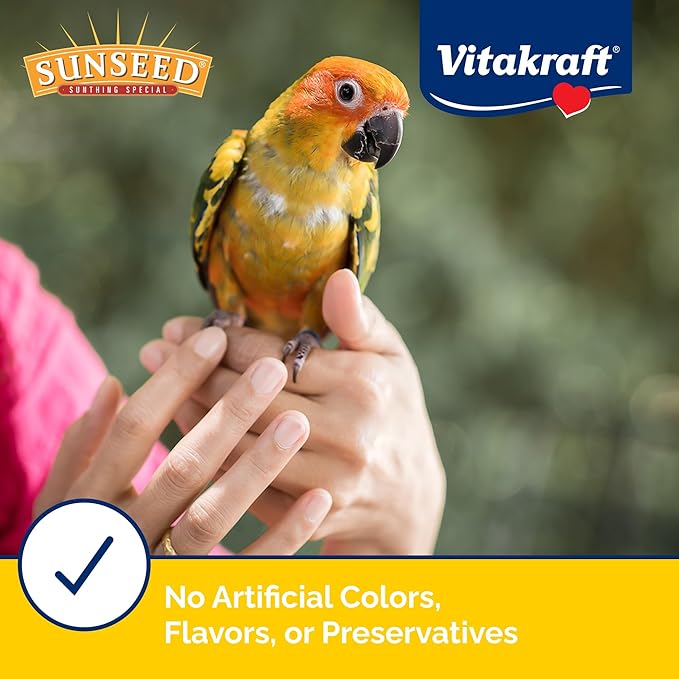 Sunseed Vita Prima Conure Food – Nutrient-Rich Blend with Fruits,Vegetables & Seeds Supports Healthy Feathers,Eyes & Active Energy – 3 lb Bag,(Pack of 2)