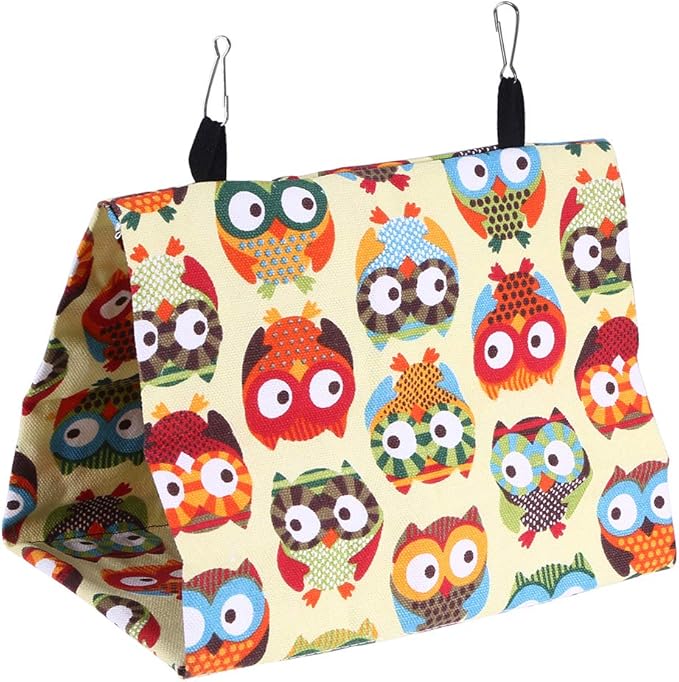 POPETPOP Bird Bed for Cage : Bird Nest Hanging Hammock Snuggle Hut Parakeet Nest Tent for Parrots Parakeet Cockatiels