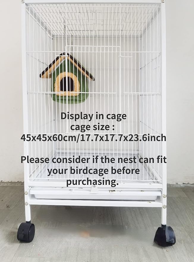 Winter Warm Bird Nest House Bed Hammock Toy for Pet Pet Parrot Parakeet Cockatiel Conure Lovebird