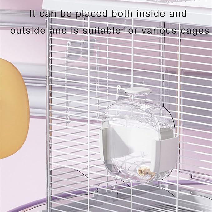 Bird Water Dispenser 15.22 Fl Oz Automatic Bird Water Feeder for Parakeet Lovebird Cockatiel Finch