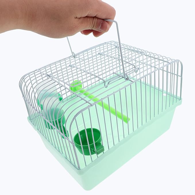 BESPORTBLE Portable Bird Cage for Cockatiels Spacious Travel Carrier with Feeder Waterer Durable Metal Design for Birds for Parrots and Lovebirds Comfortable Versatile Environment