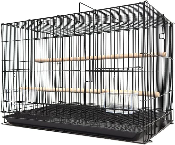 Lot of Ten Aviary Breeding Breeder Lovebird Finch Parakeet Finch Flight Cage with Side Nesting Box Doors 20"x14"x14"H