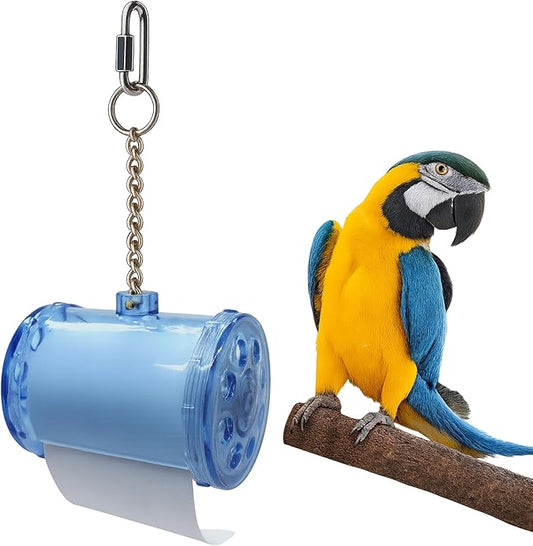 Sweet Feet & Beak Shred Master - Perfect Bird Cage Toy for All Birds - Shredding & Engagement - Safe, Non-Toxic, Easy to Install Parrot Cage Accessories - Large