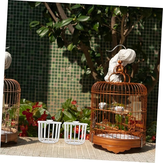 4Pcs Plastic Bird Nest Box for Finch Breeding and Canary Cage Versatile Nesting Material Storage for Birds for Parrot and Bird Supplies