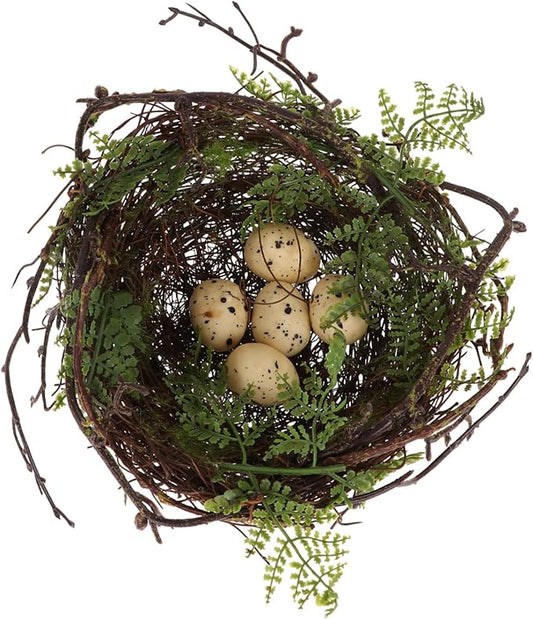 1 Set Easter Rattan Nest Arts and Crafts for Birds nest for Crafts Handmade Natural Decorative Child Household cage
