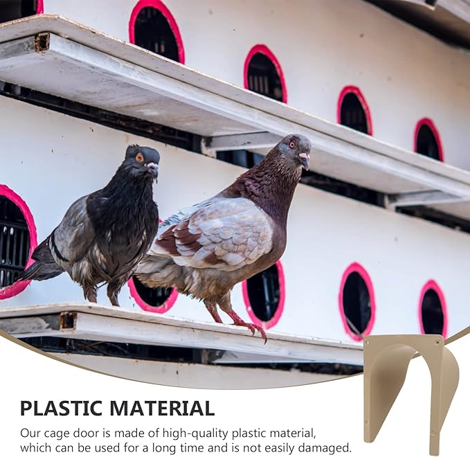 VILLCASE Pigeon Entrance Door 20pcs Export Plastic Bird Cage Pigeon Racing Supplies Pet Bird Supply Product