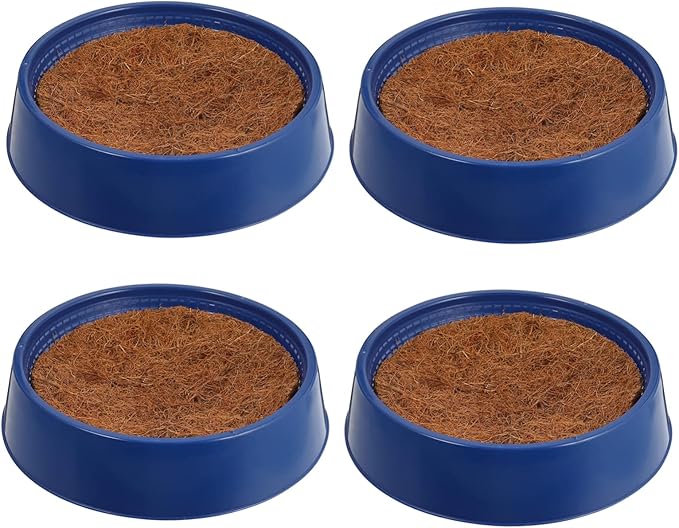 BESPORTBLE Plastic Bird Nesting Bowl with Pads for Pigeons and Quails Durable Air Permeable Breeding Nest for Comfortable Relaxation and Hatching Environment