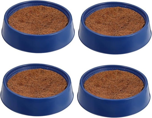 BESPORTBLE Plastic Bird Nesting Bowl with Pads for Pigeons and Quails Durable Air Permeable Breeding Nest for Comfortable Relaxation and Hatching Environment