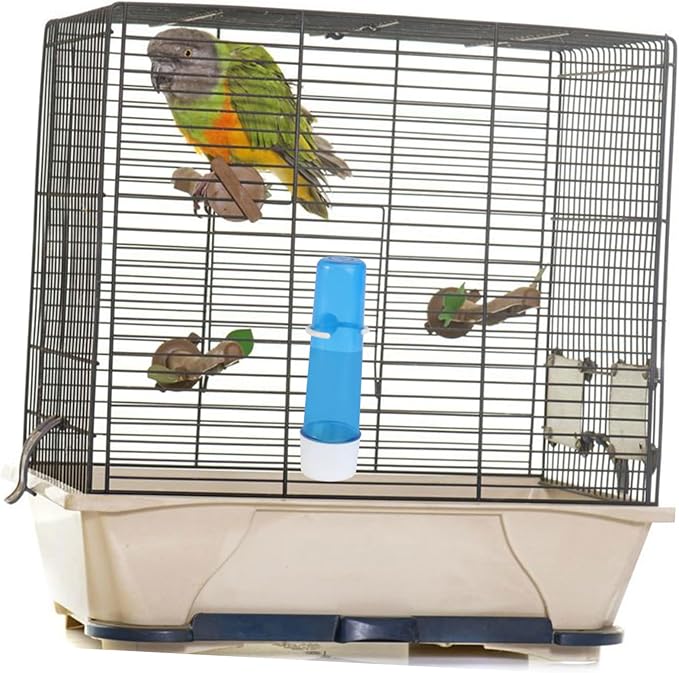 Automatic Bird Water Dispenser 125Ml Small Bird Water Feeder with Double Suction Cups Compact Size for Cage and Aviary Use