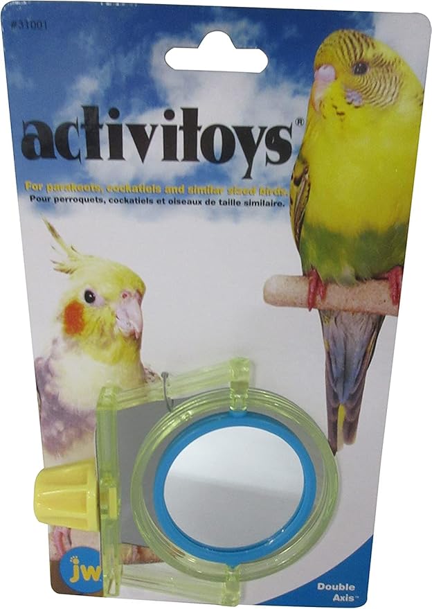 JW Pet Company Activitoy Double Axis Small Bird Toy, Colors Vary
