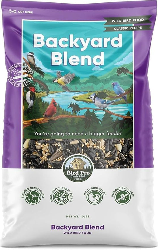 Bird Pro Classic Bird Seed (10 Pounds, Backyard Blend)