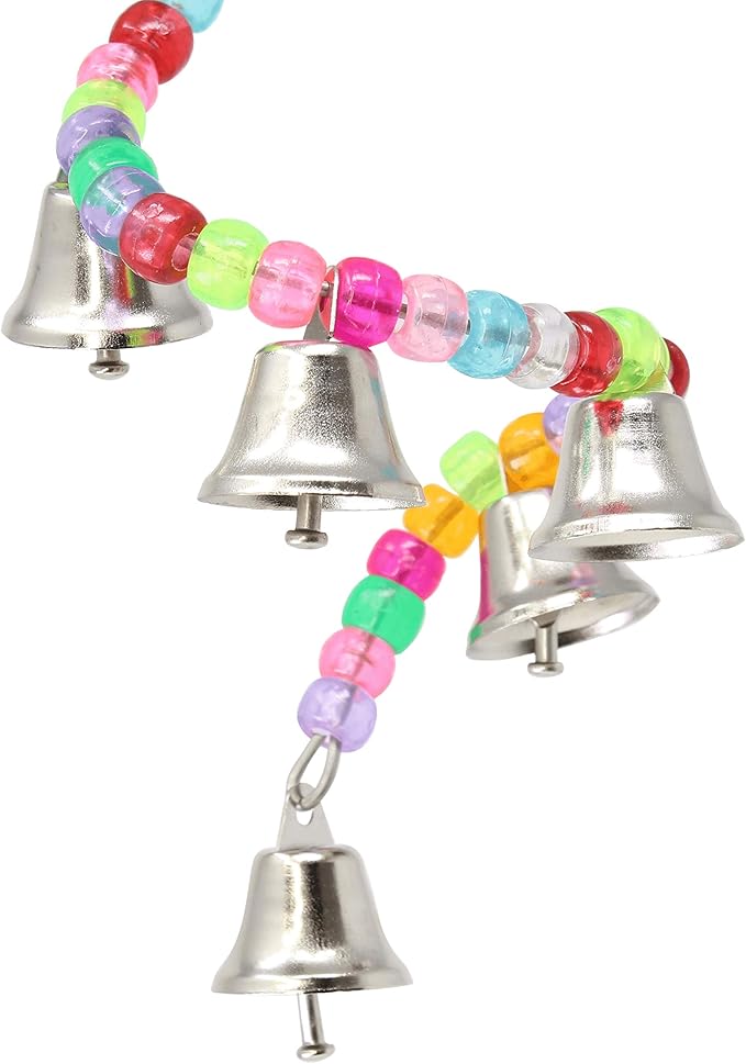 890 Ring My Bell Bonka Bird Toys Small Colorful Beads Assorted Budgie Finch Parrotlet Quaker Dove