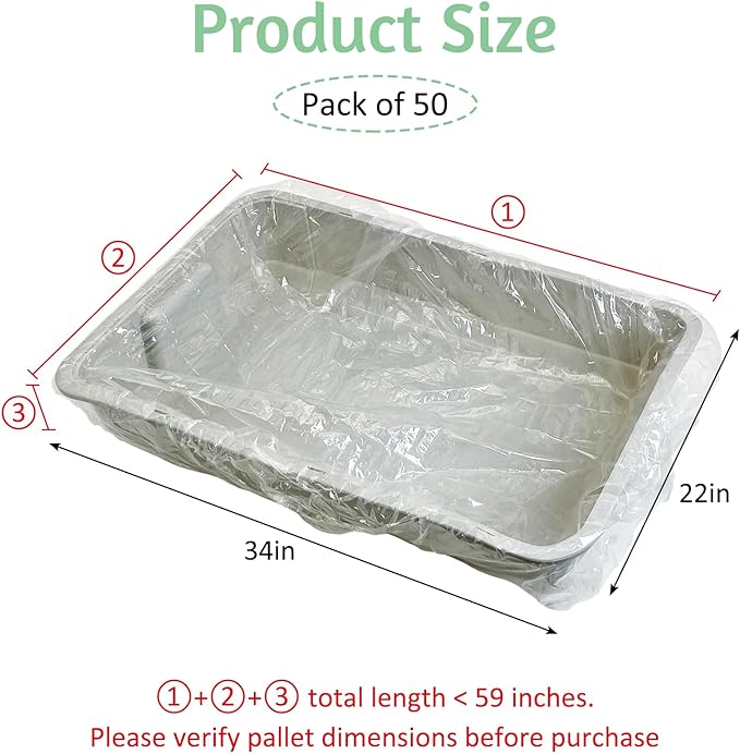 Tfwadmx 20 PCS Disposable Bird Cage Liner Bags 34'' x 22'' Plastic Parakeet Cage Tray Liners Oversized Plastic Tray Covers for Birdcage Parrots Cockatiels