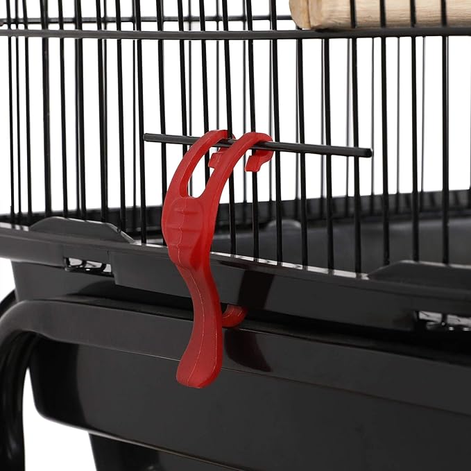 Topeakmart Open Play Top Bird Cage Parakeet Cage with Slide-Out Tray for Small Parrot Budgies Finches Canaries Lovebirds