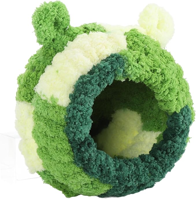 Breathable House, Size Bird Cage Bed with Metal Fastening, Cozy, Warm, Decorative for Parakeet, Suitable for Breeding, Playing, or Sleeping (Small)