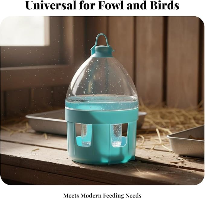 Pigeon Automatic Water Feeder, Pigeon Feeder Waterer, Accessories Automatic Bird Feeder Automatic Pigeon Waterer, for Quail Parakeet Outdoor, 4L