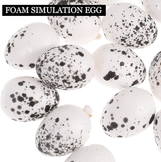 Toddmomy DIY Craft Mini Nest Set Pastel Easter Egg Decorations Bird Nest Ornament