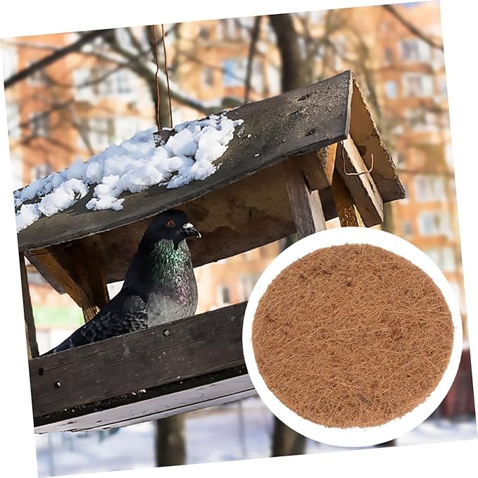 Pigeon Nesting Pad Mats 12 Pack Natural Coconut Fiber Bird Nesting Mats for Pigeons