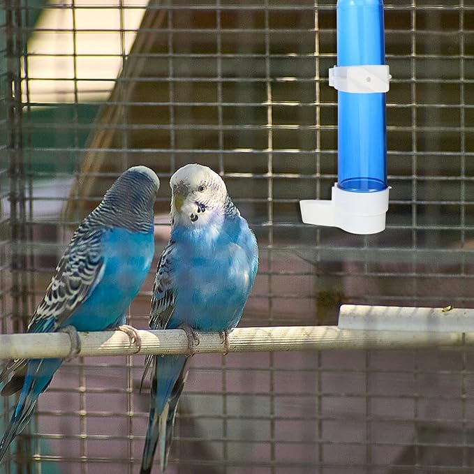 Mipcase 8 pcs Adapter Accessory Fountain Tool Plastic Budgie for Finches Drinking Parrot Cage Drinker Feeder Birds Pet Feeding Parakeets Water Automatic Canaries Bottle Dispenser